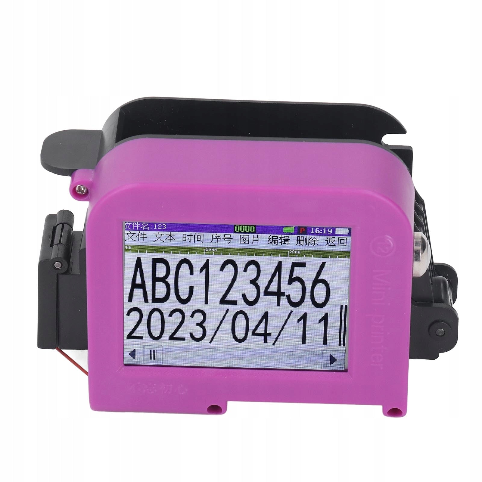 HANDHELD PORTABLE INKJET PRINTER FOR CODE DATE MARKING N QR Packaging status original