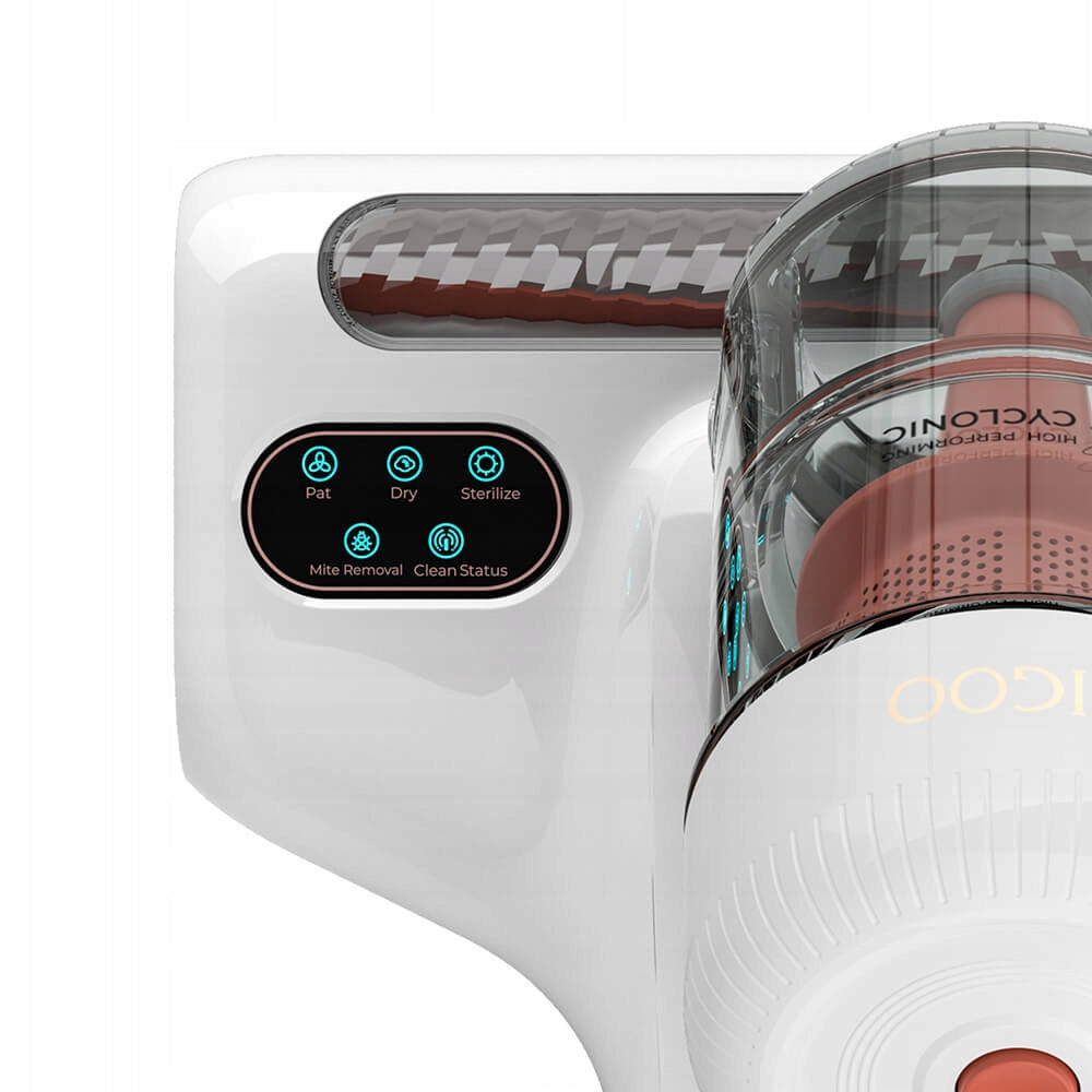 HANDHELD VACUUM CLEANER FOR BED UV ANTIBACTERIAL JIGOO J200 13KPA 500W Power supply mains