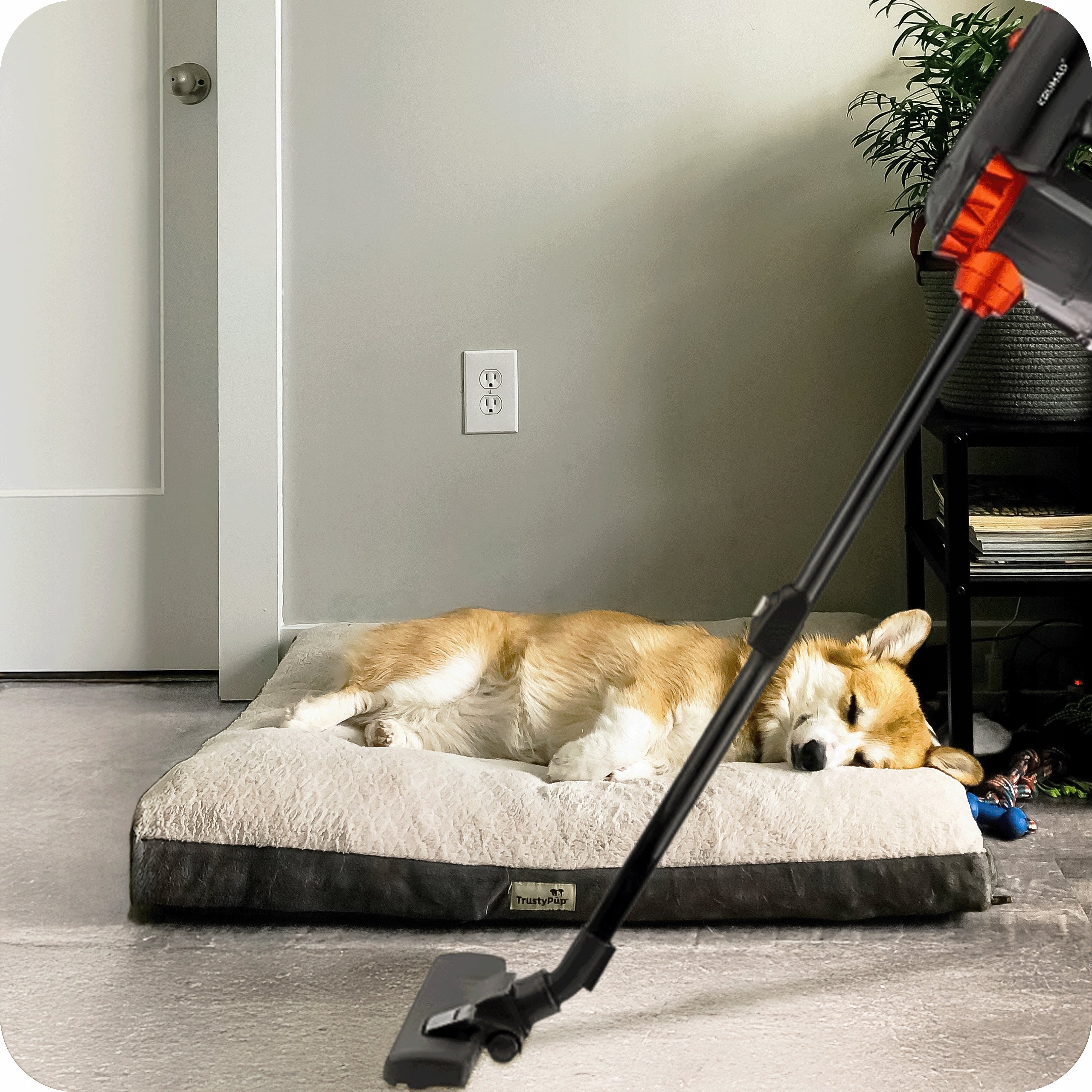 HANDHELD VERTICAL CYCLONE BAGLESS CORDLESS LIGHTWEIGHT 600W 5IN1 VACUUM CLEANER Brand KRUMAD