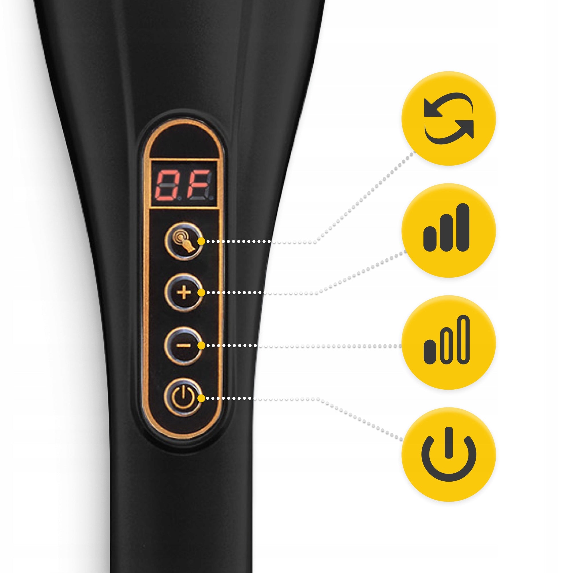 HANDHELD VIBRATING MASSAGER ANTI-CELLULITE BACK MUSCLE LEGS RELAXATION SET Medical device no