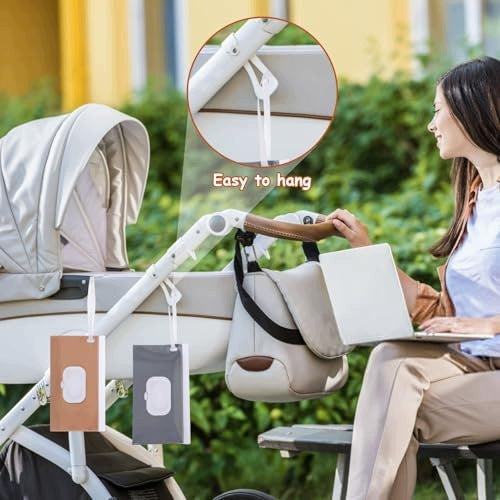 HANDLE BABY WIPES DISPENSER EVA WATERPROOF SET OF 3 Manufacturer code Bez marki