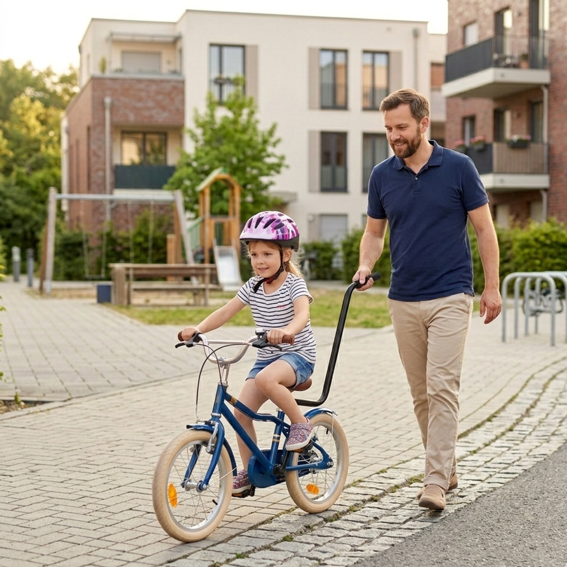 HANDLE GUIDE BIKE HANDLE FOR LEARNING TO RIDE A BIKE PUSH STICK Manufacturer code BA0048