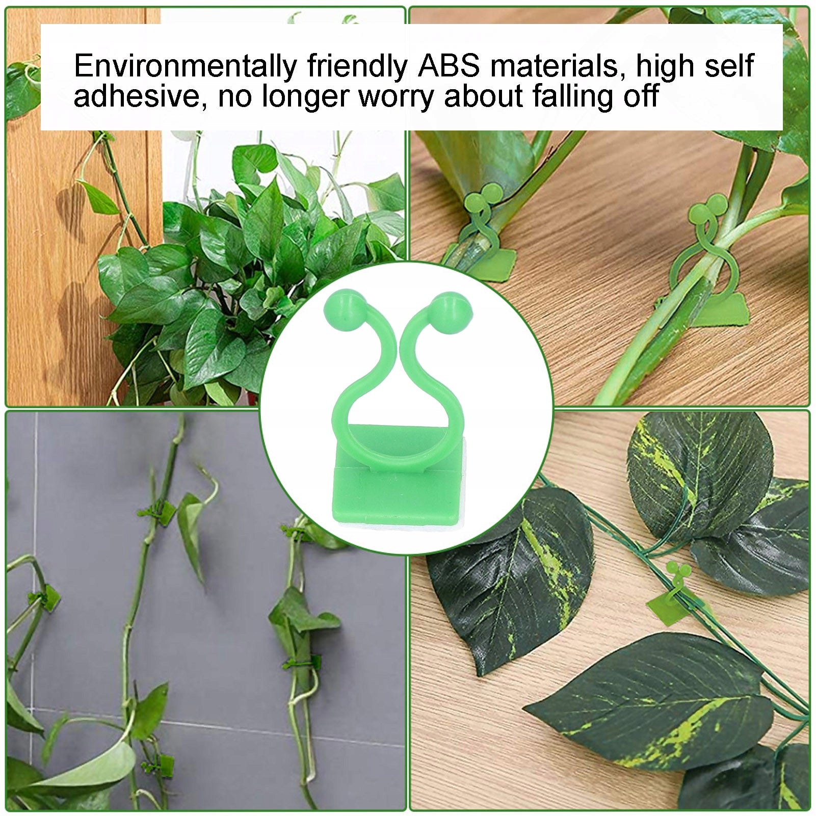 HANDLE HOOK FOR FIXING PLANT CREEPERS 100PCS SELF-ADHESIVE Manufacturer code 521477