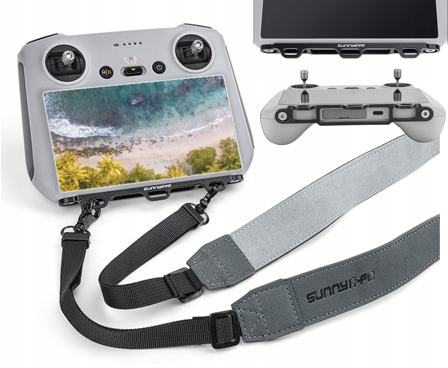 HANDLE SOLID ALUMINUM LANYARD ADJUSTABLE FOR REMOTE CONTROL DJI RC MINI 3 4 PRO EAN (GTIN) 0695057257967