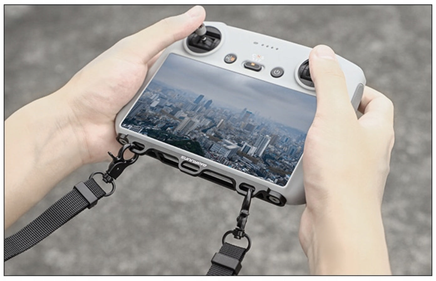 HANDLE SOLID ALUMINUM LANYARD ADJUSTABLE FOR REMOTE CONTROL DJI RC MINI 3 4 PRO Manufacturer code Akcesoria Uchwyt do DJI RC / RC 2 - Mini 5PRO