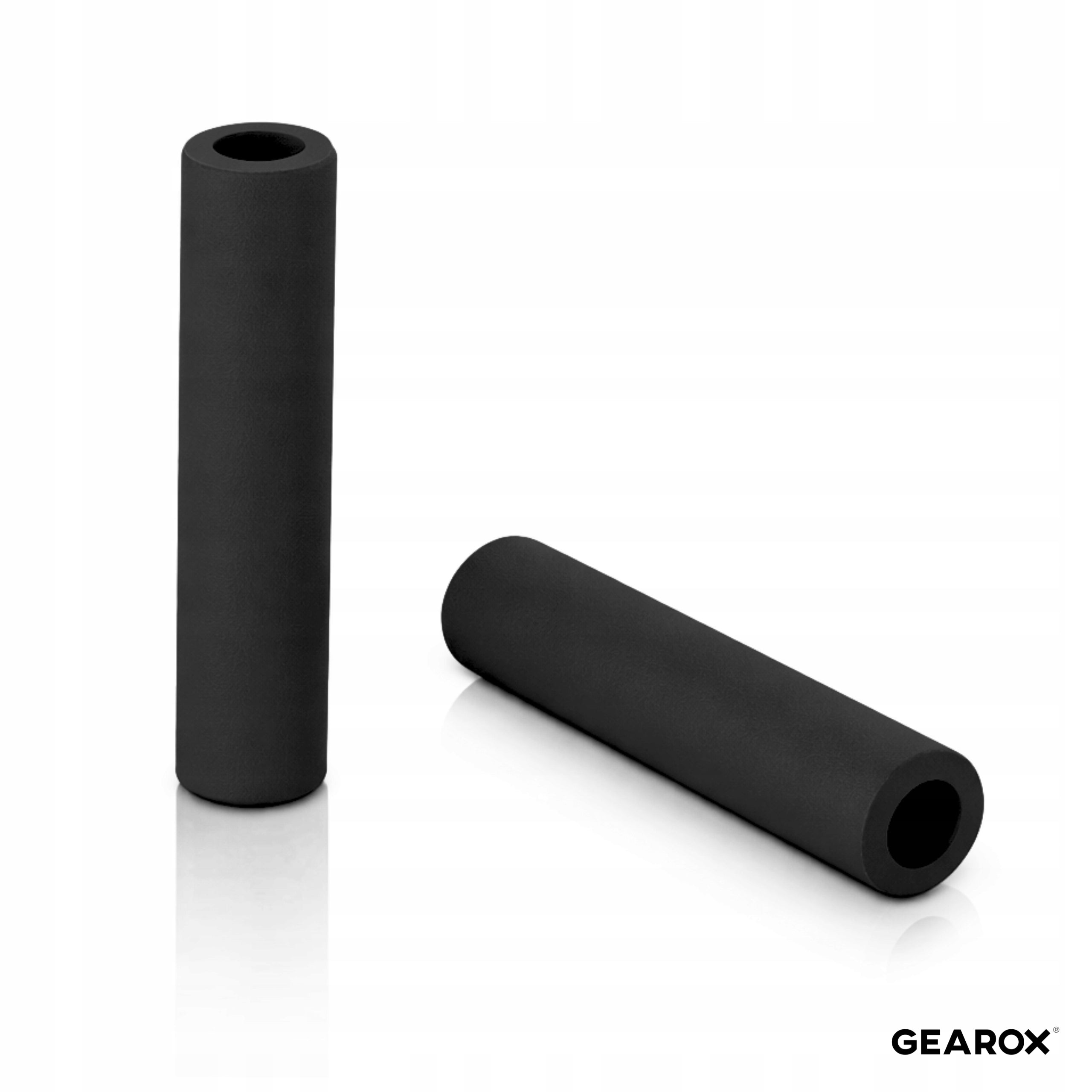HANDLEBAR GRIPS FOAM BICYCLE GRIPS BLACK NON-SLIP HANDLES Model GXR-PNK1