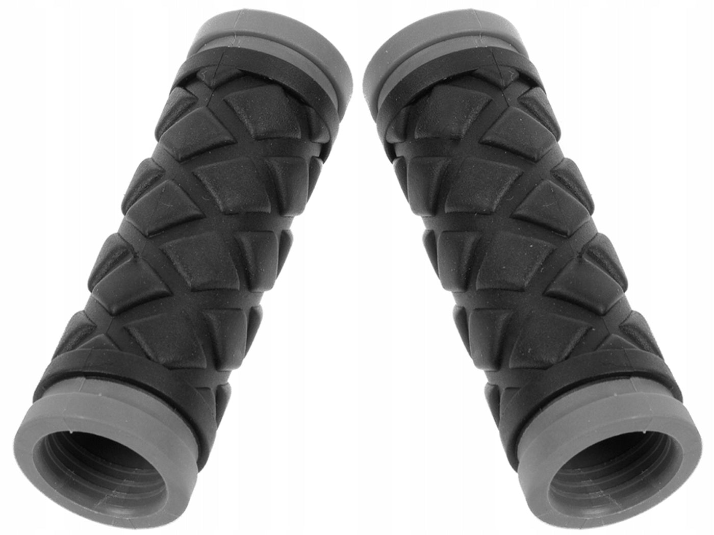HANDLEBAR GRIPS RUBBER BICYCLE GRIPS NON-SLIP HANDLES FOR BIKE Color black