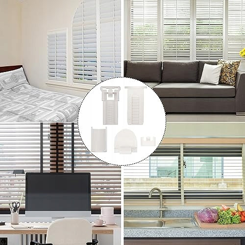 HANDLES FOR PLEATED BLINDS SET INSTALLATION WITHOUT DRILLING 16 PCS. Manufacturer code Bez marki
