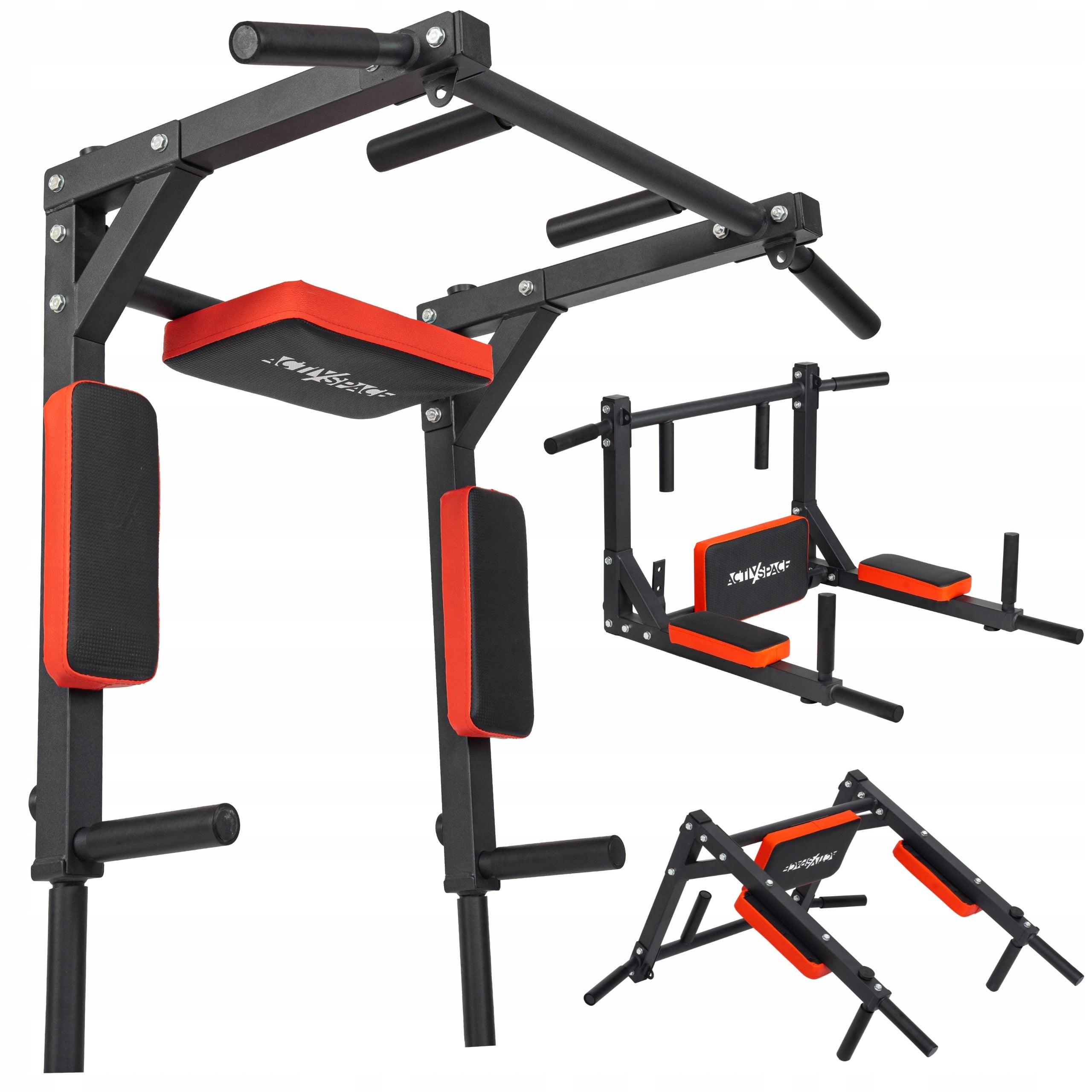 HANDRAIL BAR FOR ABDOMINAL DIP PULL-UP EXERCISES MULTIFUNCTIONAL 2IN1 STRONG
