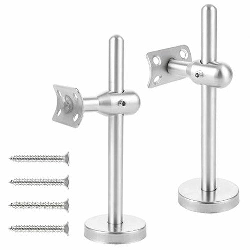 HANDRAIL HOLDER ADJUSTABLE STEEL 150 MM SET OF 2 FOR HOME