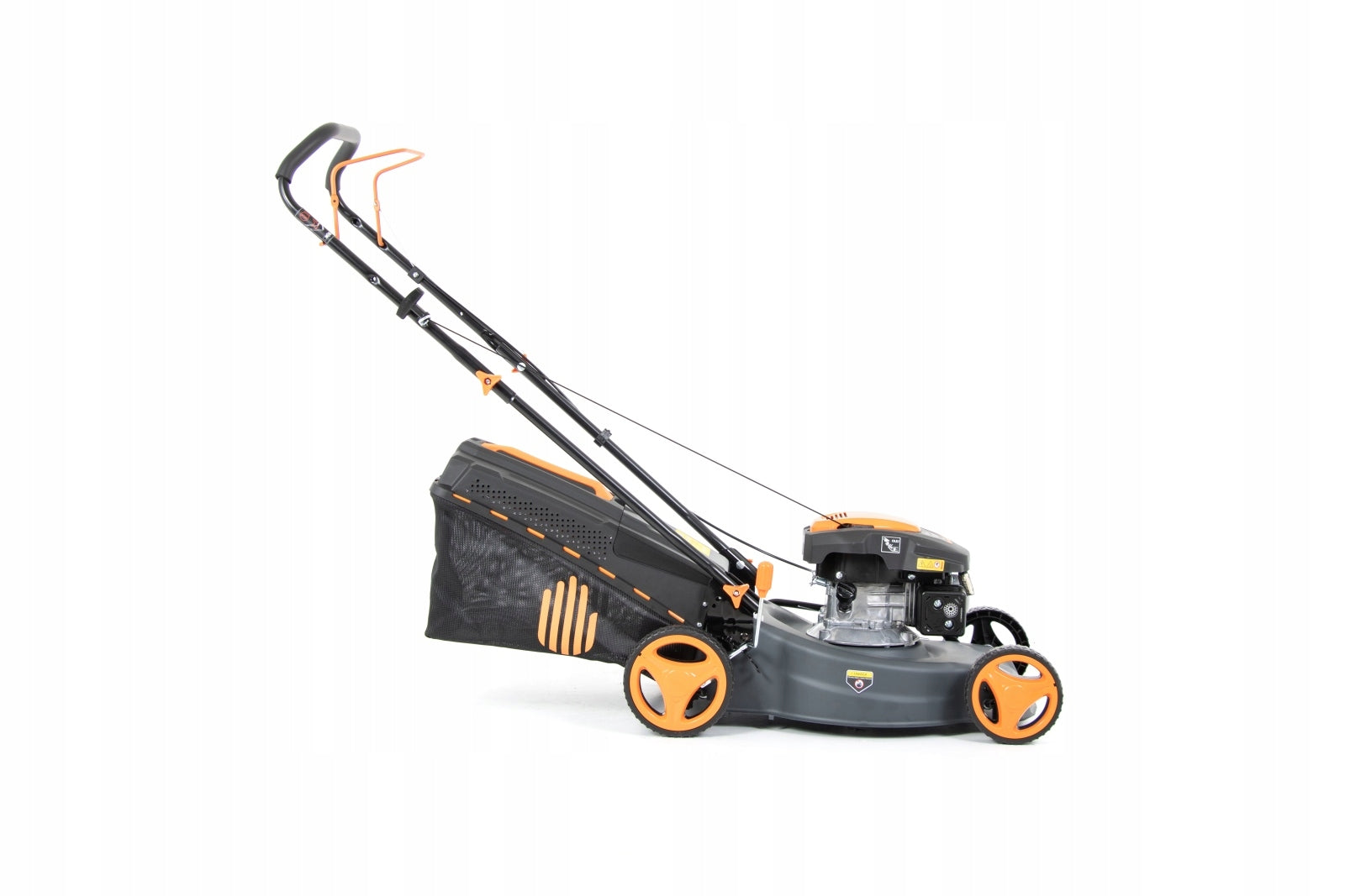 HANDY STRONG METAL COMBUSTION MOWER WITHOUT PUSH DRIVE 46cm 150cm3 BASKET Basket capacity 55 l