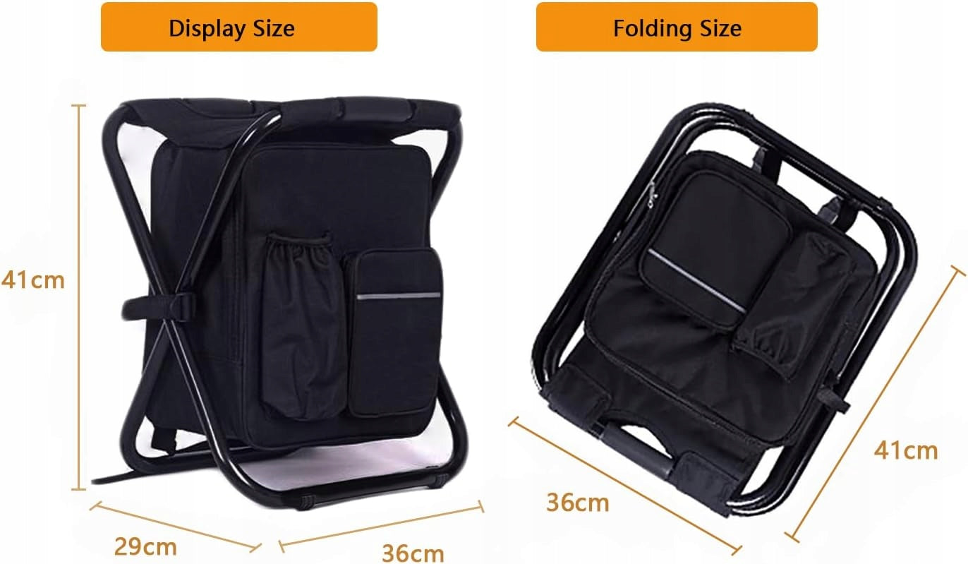 HANERDUN Przenośne krzesło z plecakiem Model Multifunctionalfoldablebackpackchair