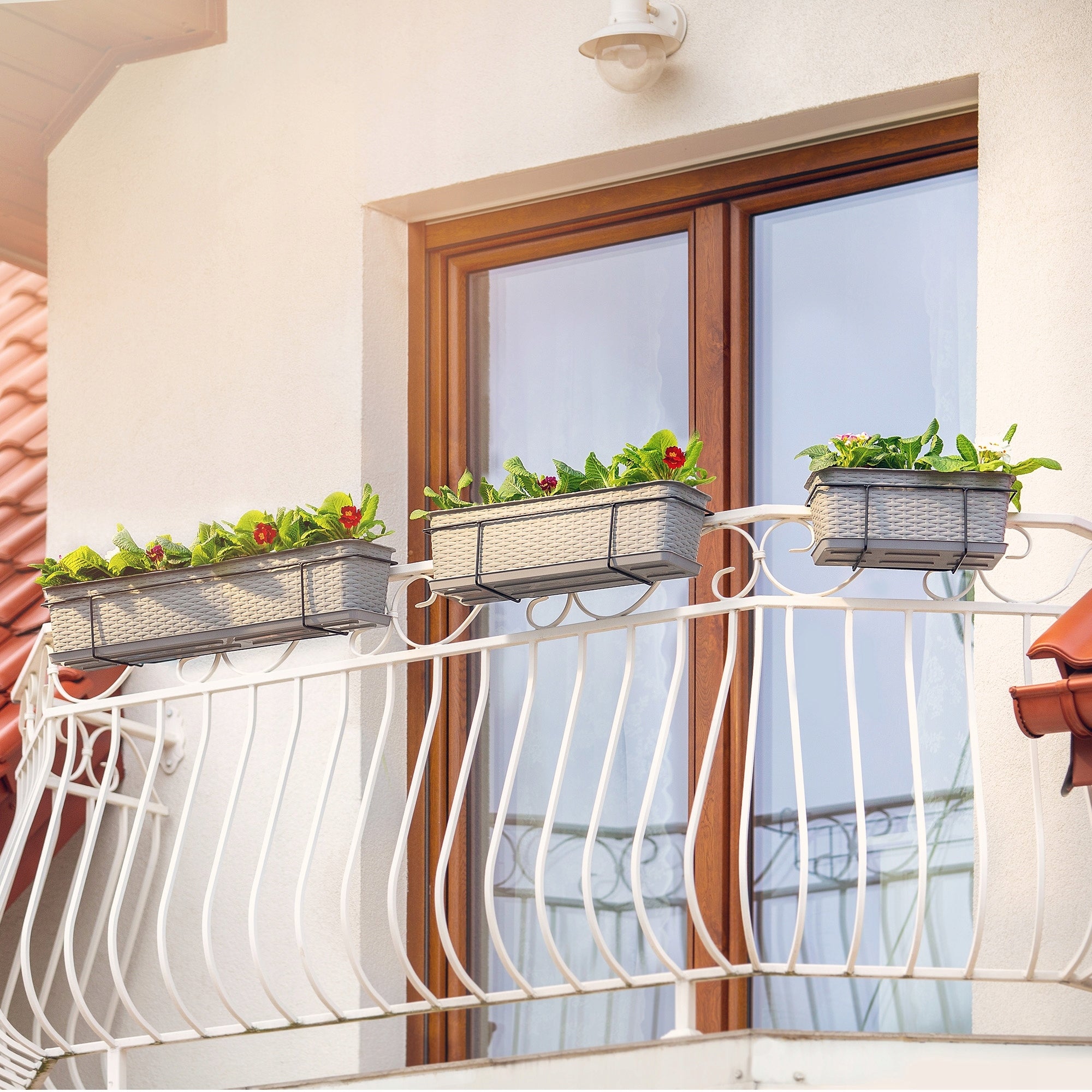 HANGER HOLDER 60cm METAL FOR BALCONY BOX POT BOX BLACK Manufacturer code K1349