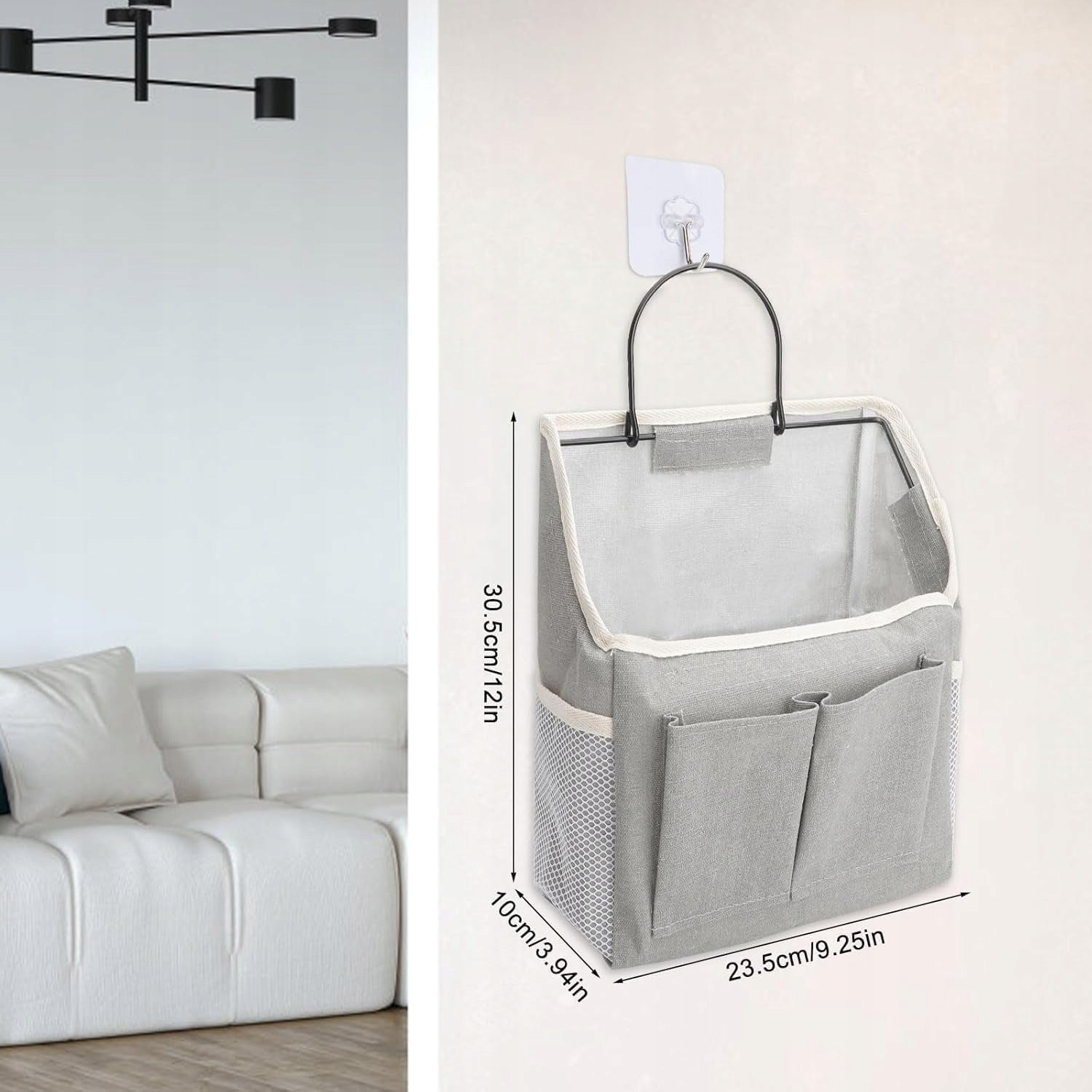 HANGING ORGANIZER SET OF 2 PIECES 30CM FOR BED CLOSET HANGING SHELF Manufacturer code ORGANIZER WISZĄCY DO PRZECHOWYWANIA