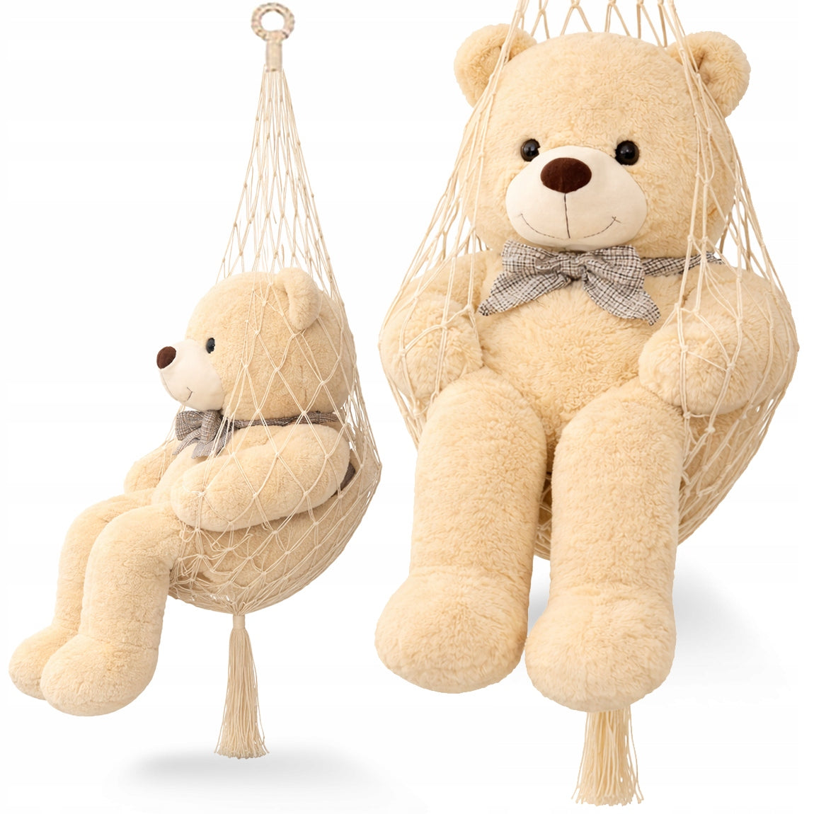 HANGING ORGANIZER WALL RACK MESH STORAGE FOR TOYS STUFFED ANIMALS