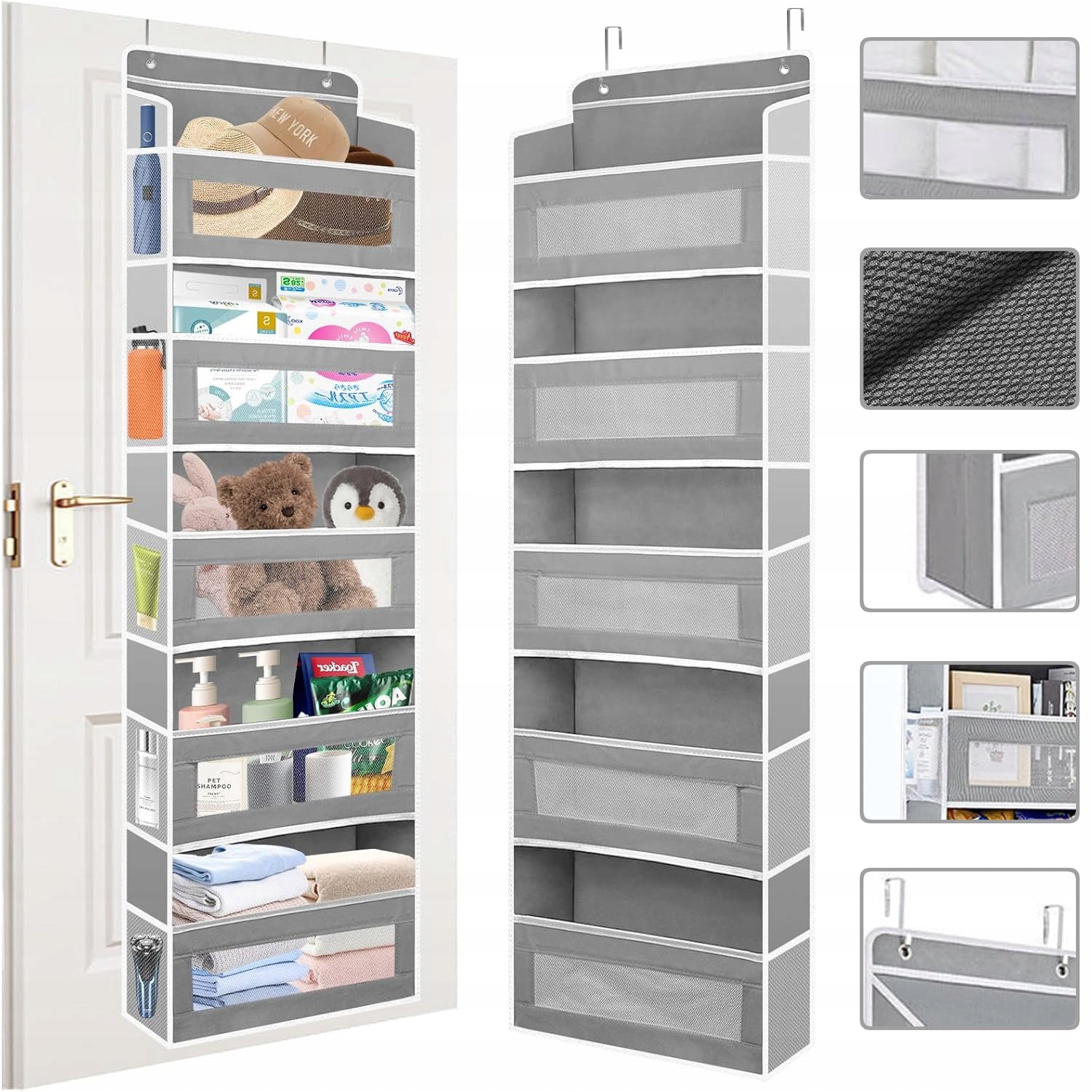 HANGING ORGANIZERS AND STORAGE OVER DOORS, CLOTHES ORGANIZER