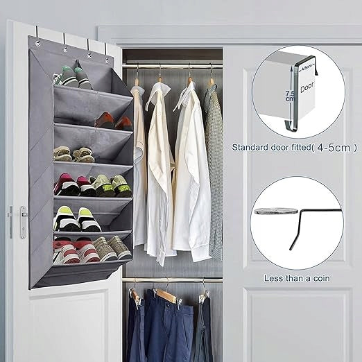 HANGING SHOE ORGANIZER TOYS DOOR ACCESSORIES BLACK Manufacturer code 728109