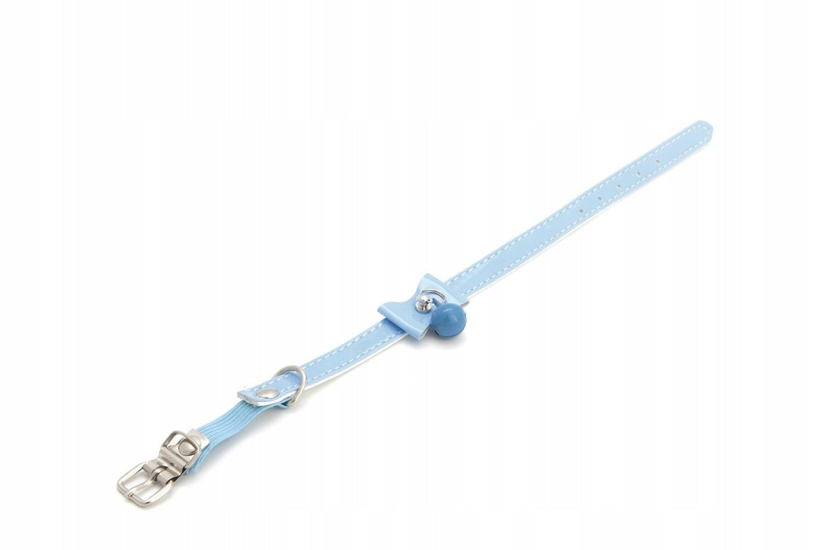 HAP COLLAR VIVIAN BOW 30cm SKY