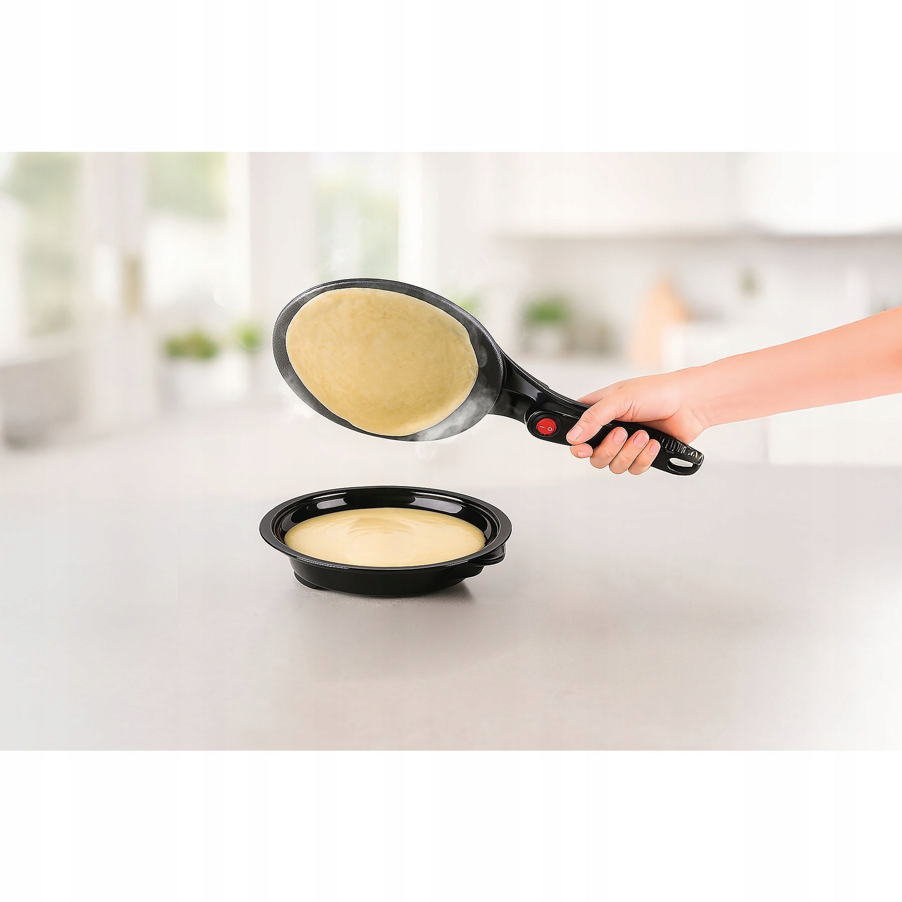 HAPPY PEOPLE ELECTRIC PANCAKE MAKER SPEED PANCAKE PAN 750W Manufacturer code 4067522090915