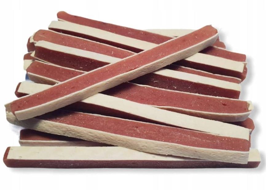 HAPPY SNACKY Dog Treat LAMB AND COD BACON 500G HSC-67