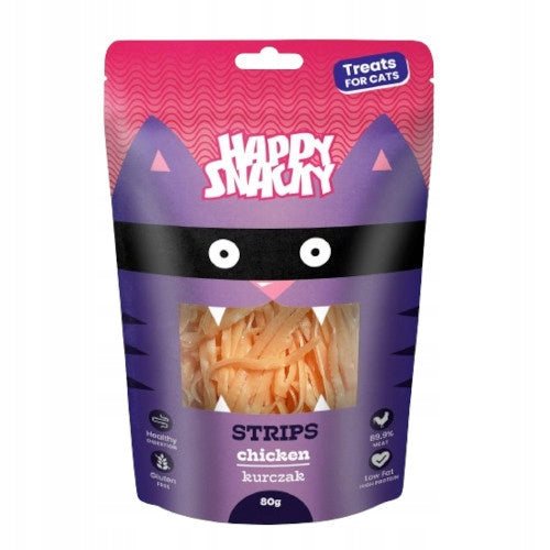 HAPPY SNACKY MINI for cat CHICKEN STRIPS 80g