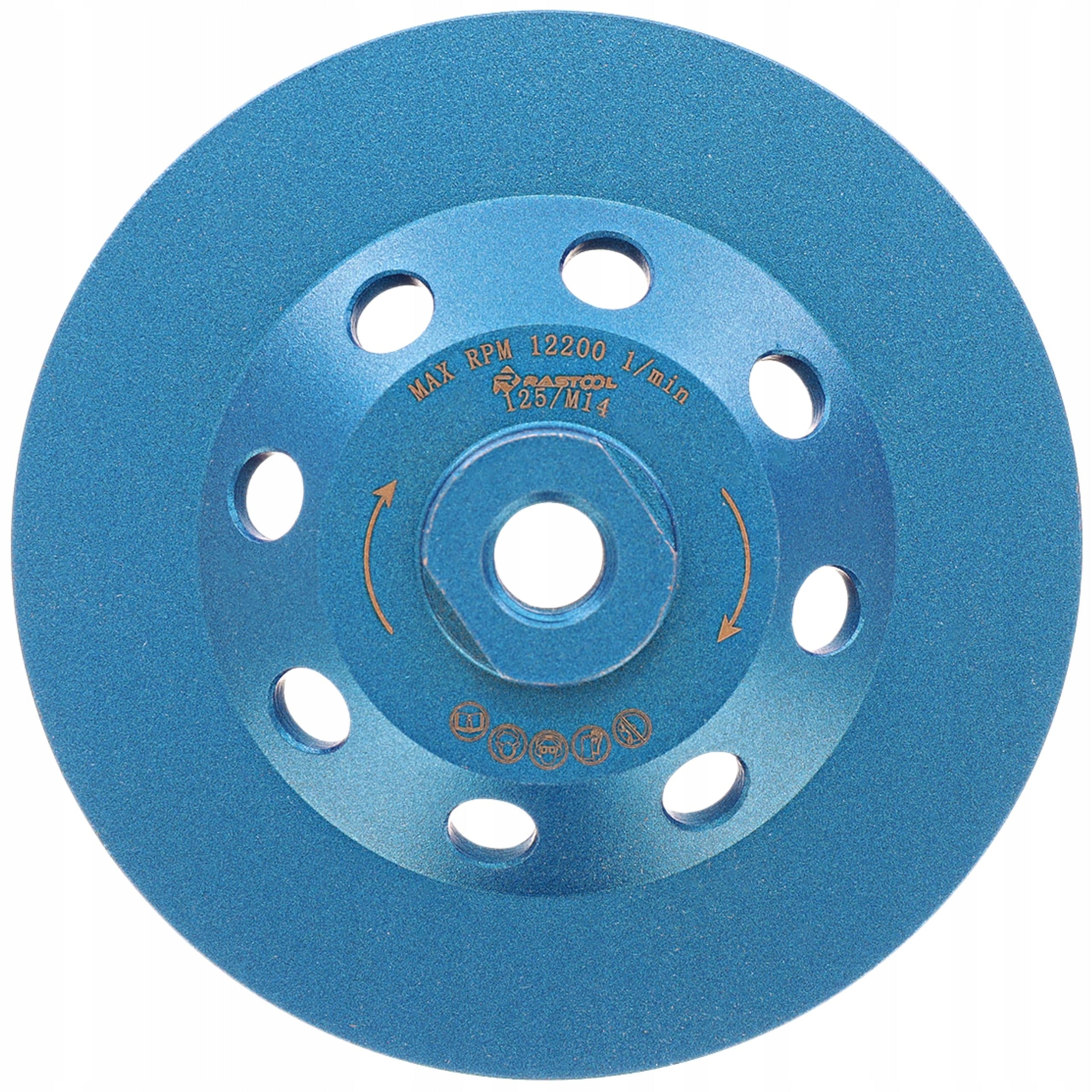 HARD CONCRETE GRINDING DISC POT 125MM CUTTER PREMIUM QUALITY RS Packaging status original