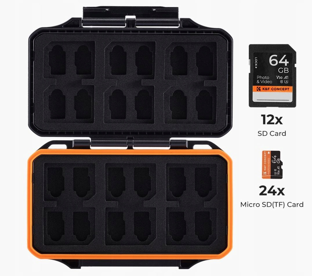 HARD Case Card Box 36x Slot for SD SDXC TF and Micro SD Manufacturer code KF31.106