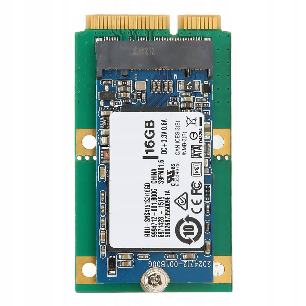 HARD DRIVE M.2 PLUG AND PLAY 16 GB ADAPTER CARD M.2 TO MSATA