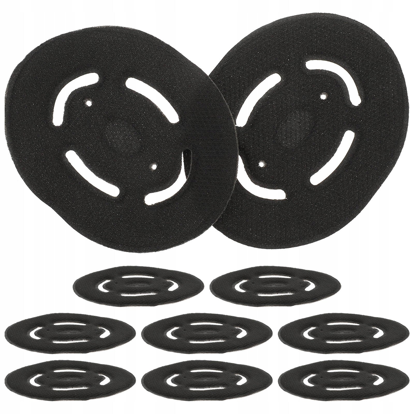 HARD HAT PADDING INSERT HELMET HEADBAND PLUG-IN 12.5X10.2CM Color black