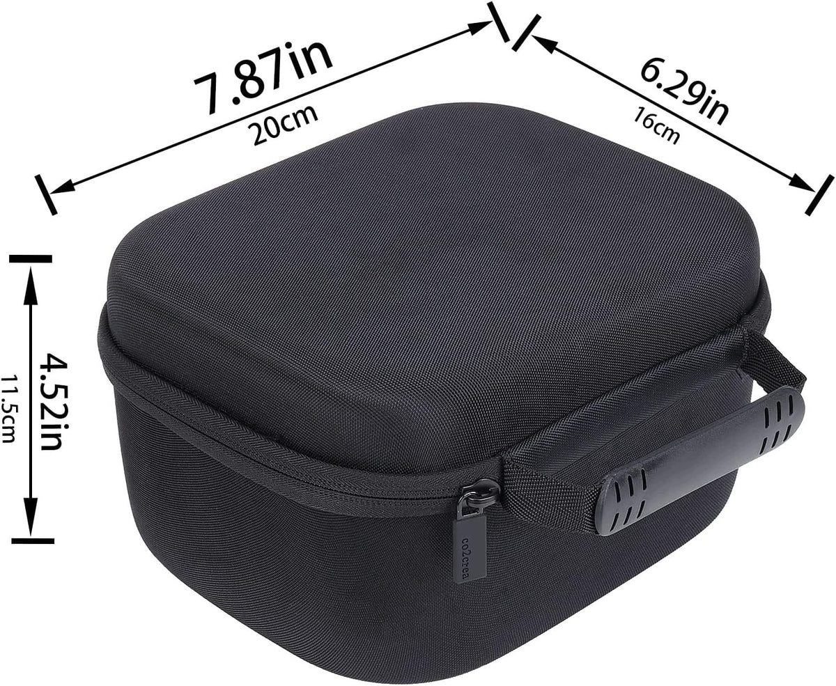 HARD TRAVEL CASE FOR SPORTS EAR CUPS BLACK EVA Color black