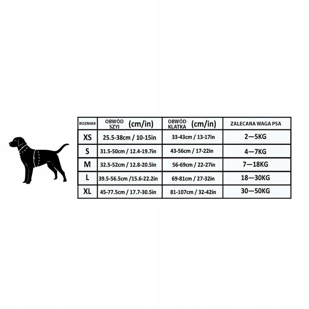 HARNESS FOR DOG strong PRESSURE-FREE adjustable Roz XS Brand Truelove