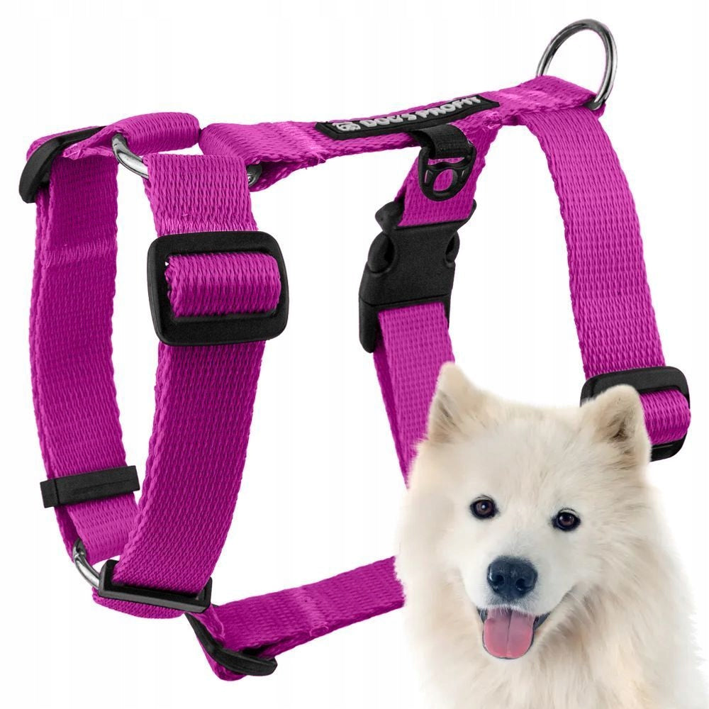 HARNESS FOR MEDIUM DOG GUARD PUPPY BULLDOZER M PINK ADJUSTABLE