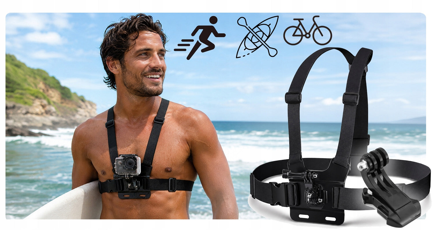 HARNESS HOLDER CAGE STRAPS CAMERA GoPro HERO 13 12 11 10 9 8 7 6 5 3 Packaging status original