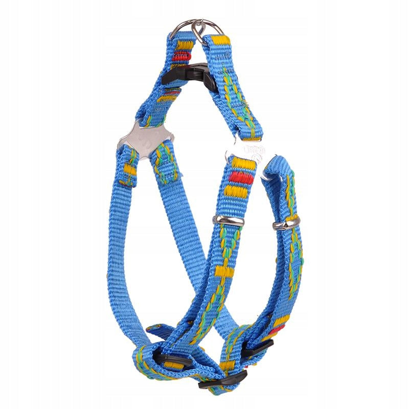 HARNESS TAPE JACQUARD ADJUSTABLE 15mm/40-50cm BLUE