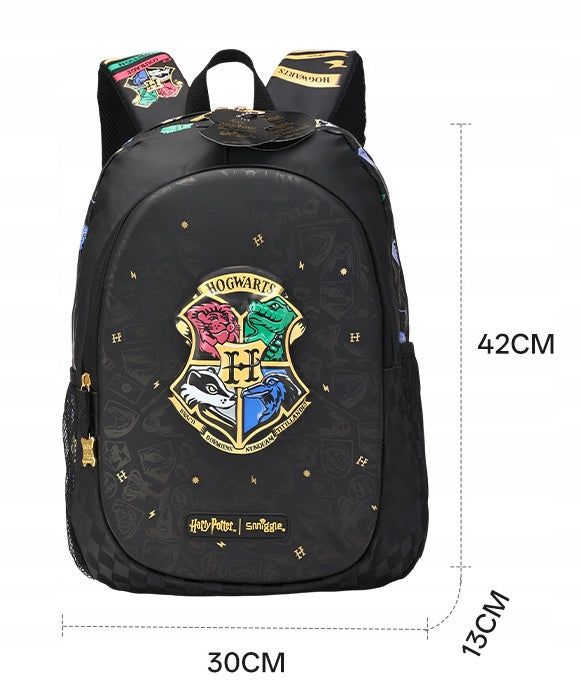 HARRY POTTER BACKPACK BLACK YOUTH HOGWART EMBLEM Manufacturer code HP-015