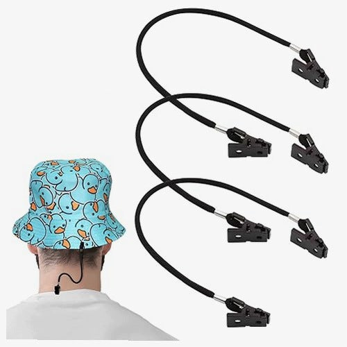 HAT HOOK METAL SELF ADHESIVE SET OF 3 PIECES FOR HOME