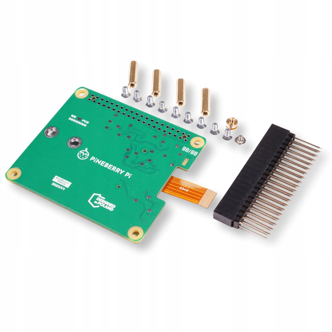 HAT PCIe to Raspberry Pi 5 Adapter for NVMe 2230 2242 Drives from Pineberry Pi