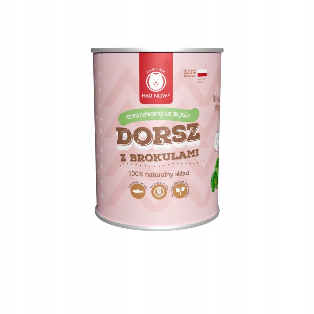 HAU NOW Wet cod monoprotein food with broccoli 400g