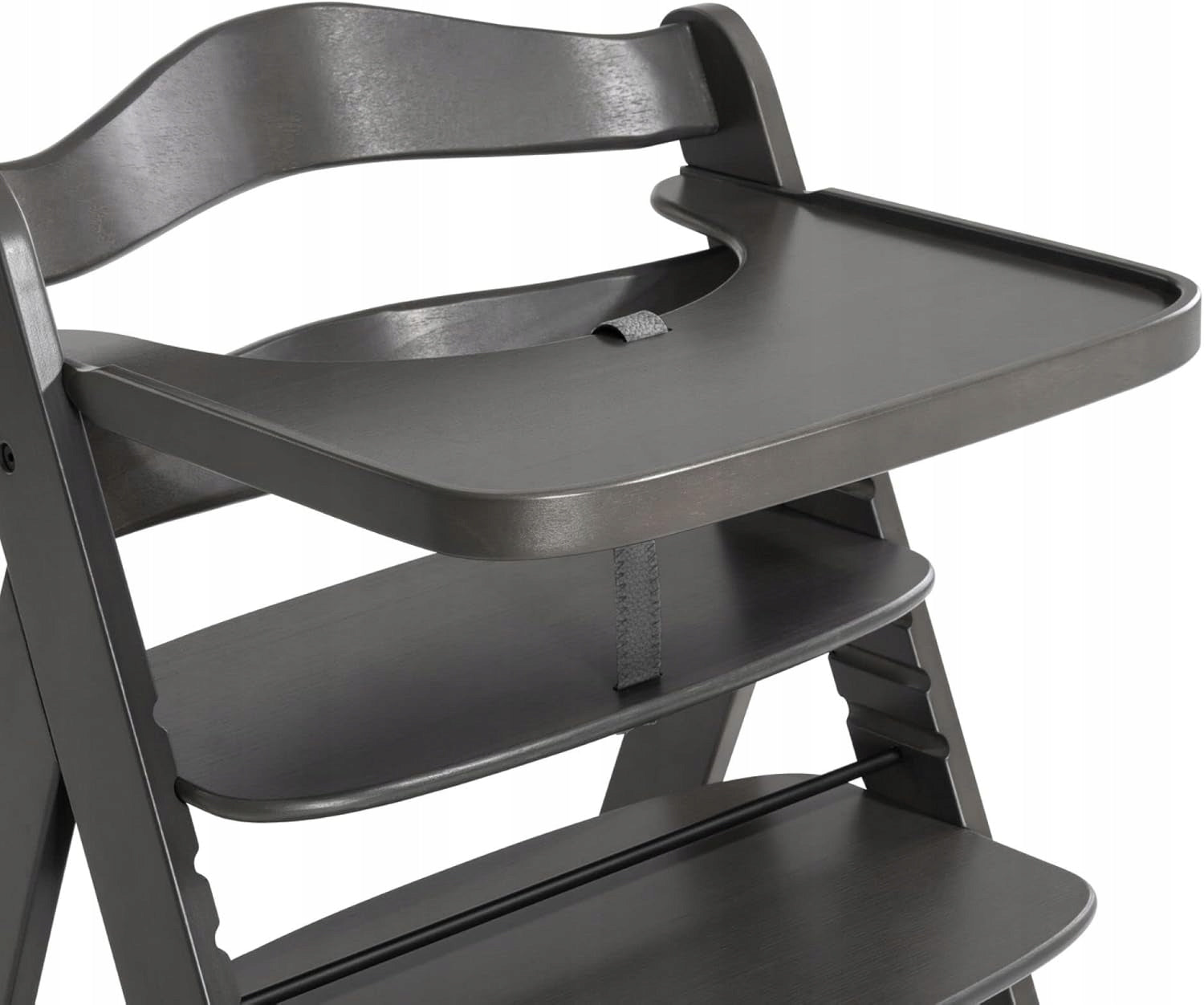 HAUCK ALPHA WOODEN TRAY CLICK - WOODEN TRAY FOR CHAIR GREY Brand Hauck