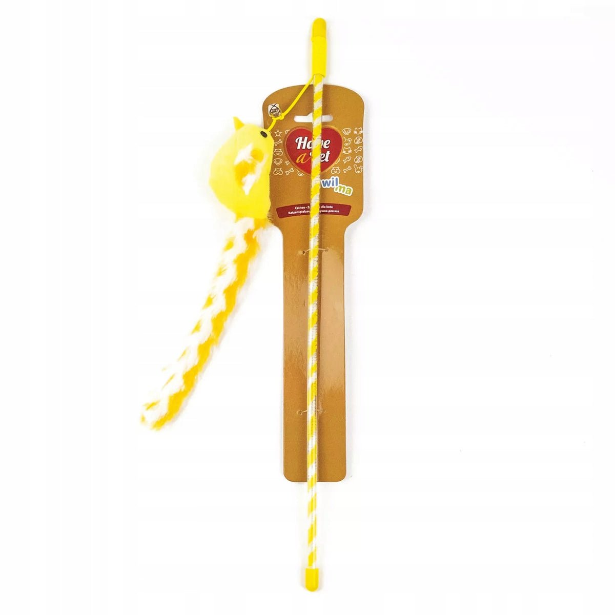 HAVE A PET CAT TOY WILMA TAIL - YELLOW