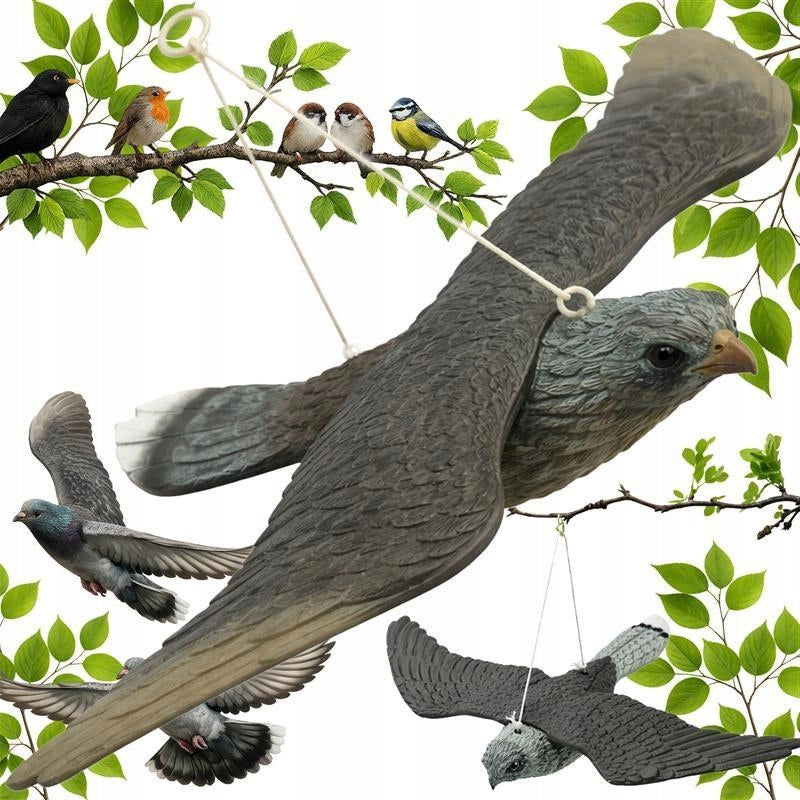 HAWK FALCON IN FLIGHT PIGEON STARLING BIRD REPELLENT FOR FLYING BALCONY