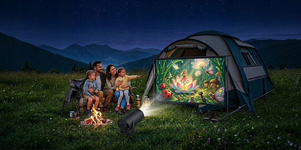 HAWK PJ10 HD Projector (1280 x 720), 250 ANSI lumen, Wi-Fi, Bluetooth Model PJ10