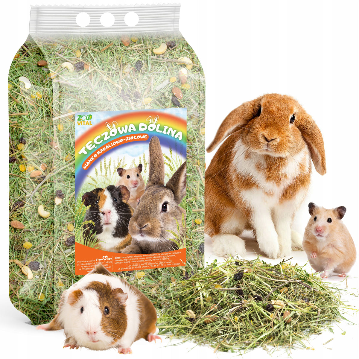HAY HERBS ALFALFA FOOD SUBSTRATE GRASS FOR GUINEA PIG RABBIT