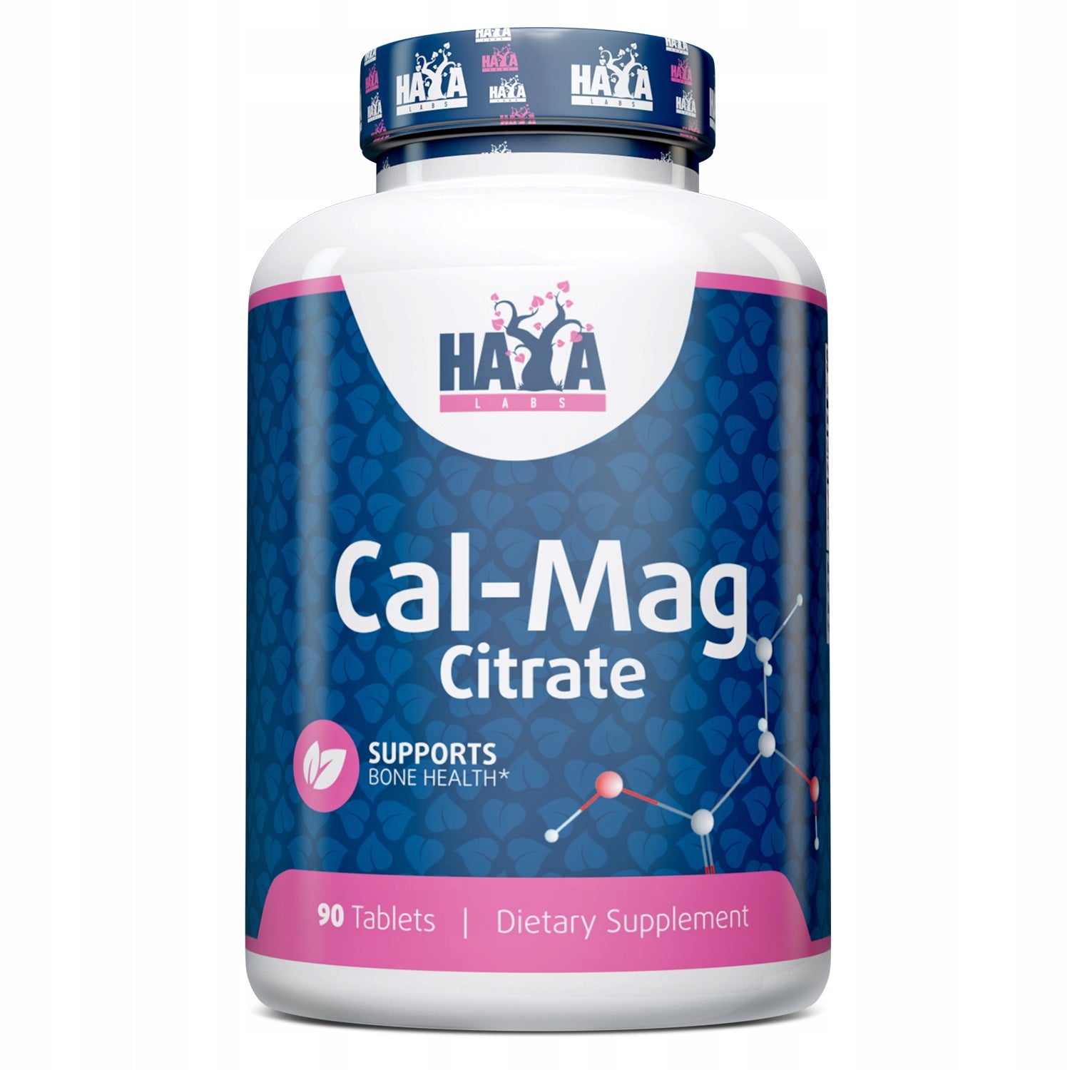 HAYA LABS Cal-Mag Citrate, Citrate, 90 tablets