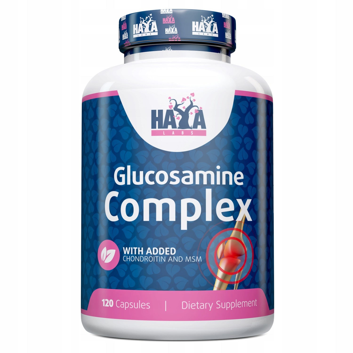 HAYA LABS Glucosamine, Chondroitin and MSM complex, 120 capsules