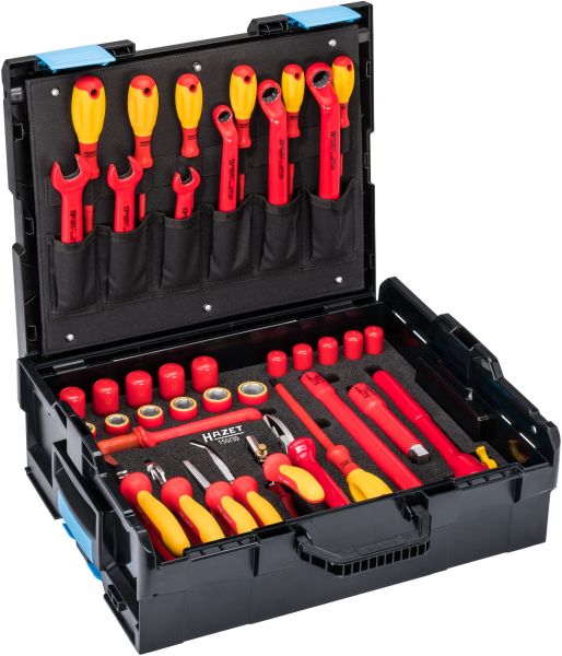 HAZET 150/39 VDE tool set with protective insulation, 39-piece