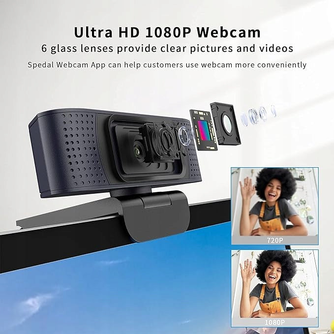 HD 1080 Webcam Forwarding with microphone Built-in microphone Yes