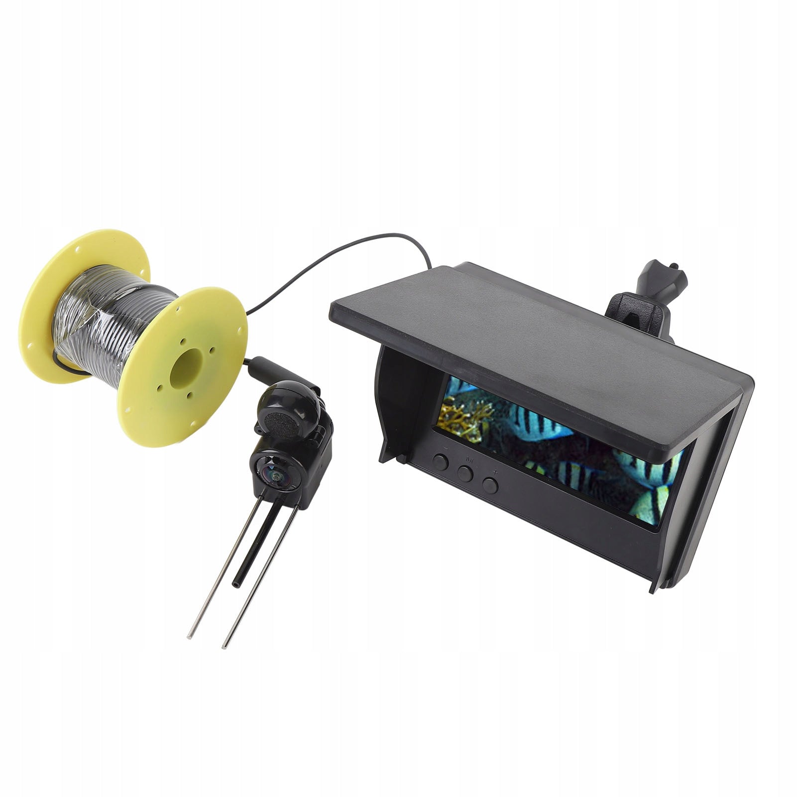 HD 1080p 195° Underwater Fish Finder Camera With 4,3 Inch OB