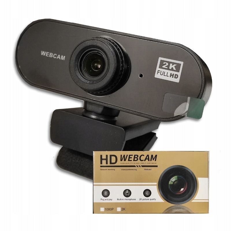 HD 2K PC WEB CAMERA FOR LESSONS + MICROPHONE