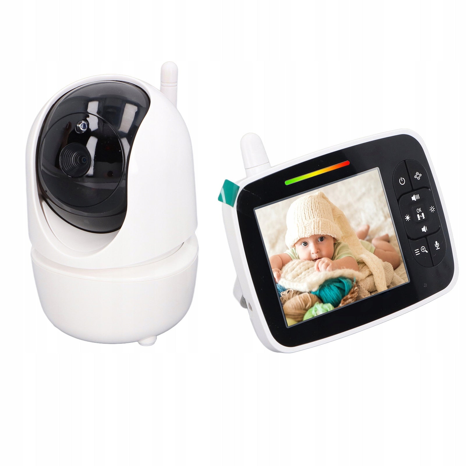 HD Baby Monitor Monitor 3,5 Inch Color Bowl For 4x OL Screen